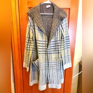 Cozy full length open cardigan